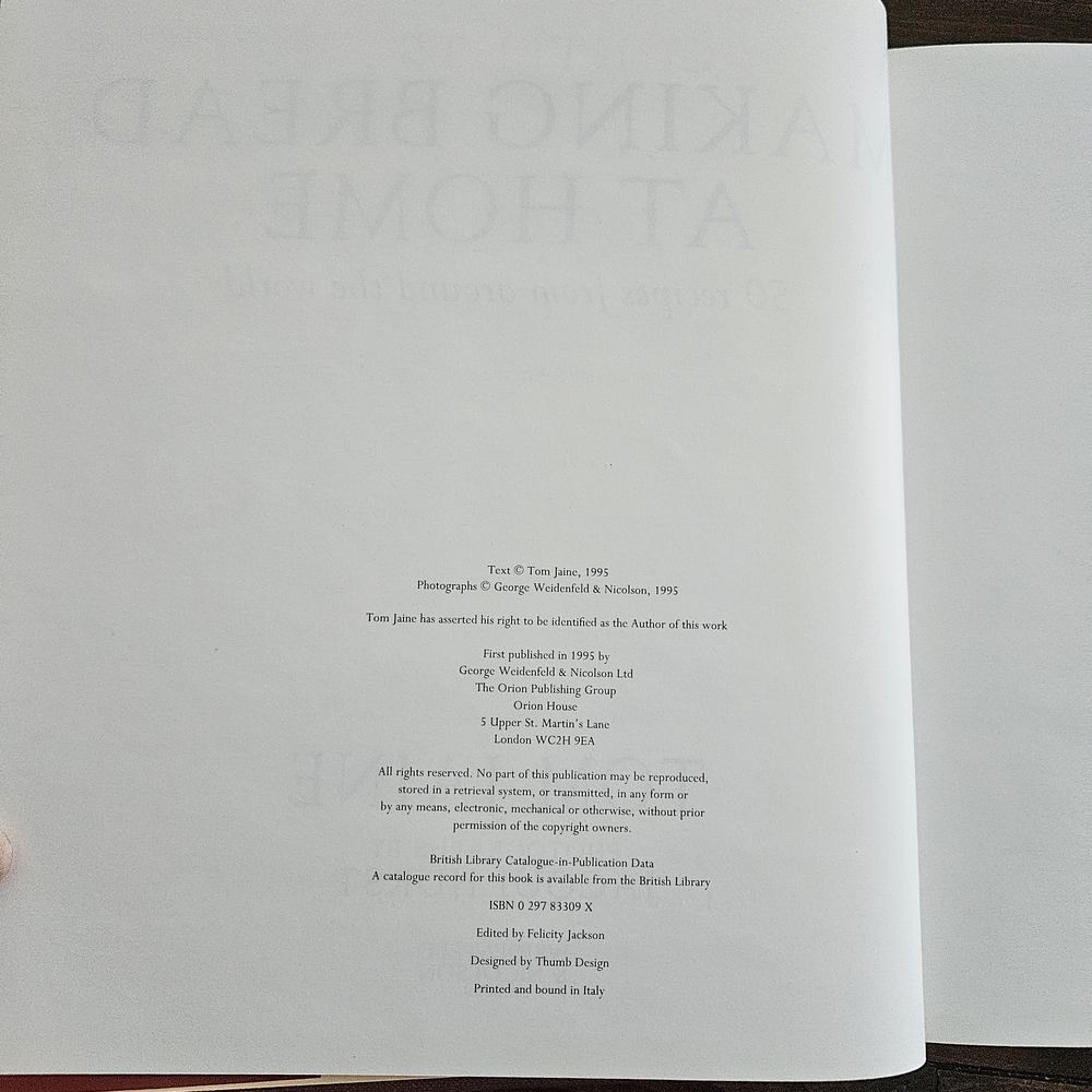 Making Bread at Home by Tom Jaine Cookbook‎ Hardcover Breads of the World - Picture 8 of 13